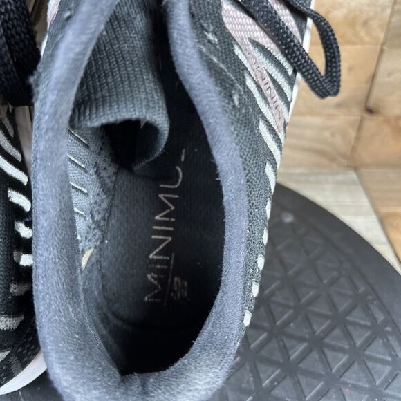 New Balance Womens Sz 7B Minimus Black Running Shoes Lace Up Vibram WX20BP7 - Picture 6 of 10